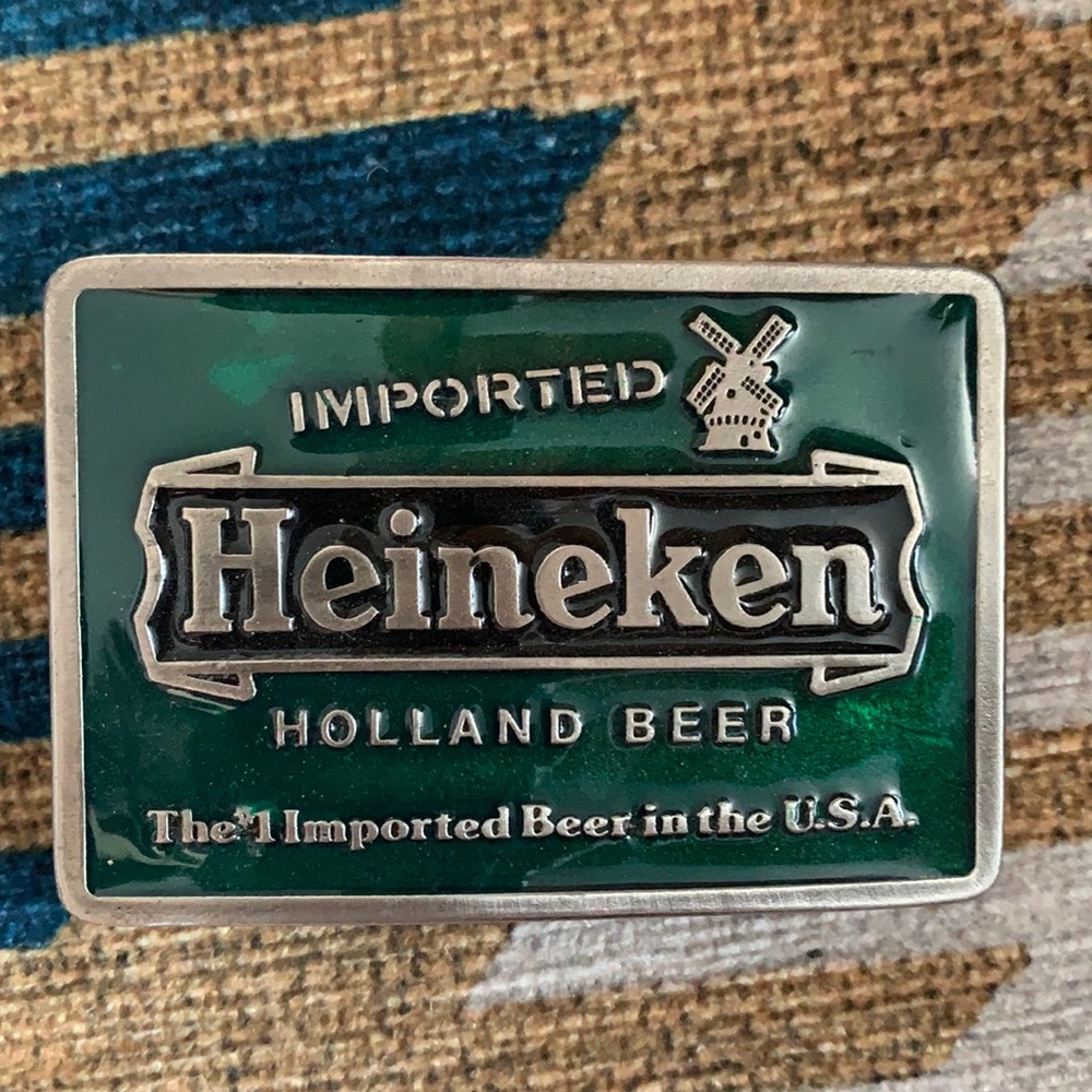 Heineken belt buckle